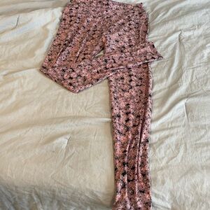 Pink and Black Patterned LuLaroe Adult Leggings